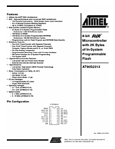 DataSheet AT90S2313 pdf